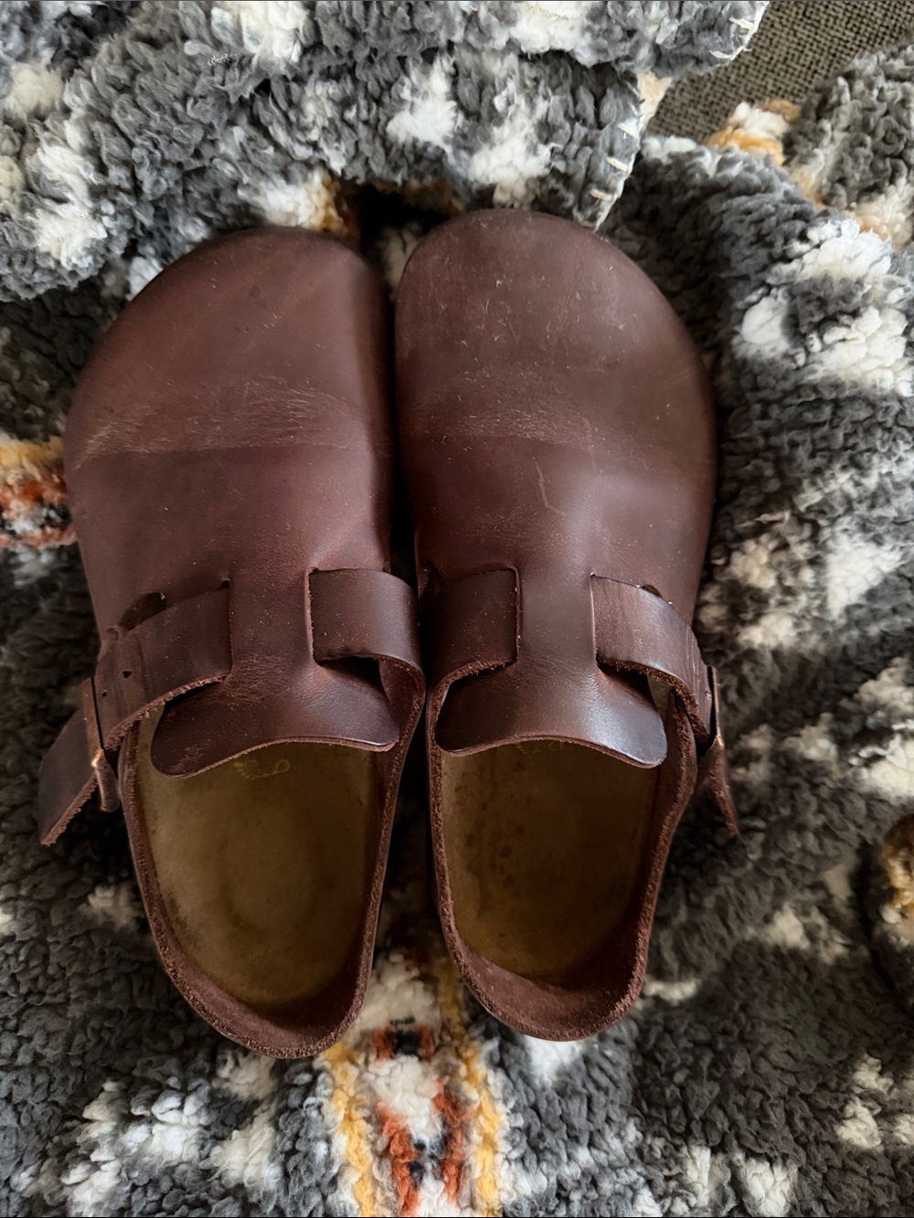 Brown London Birkenstock clogs - Picture 3 of 7